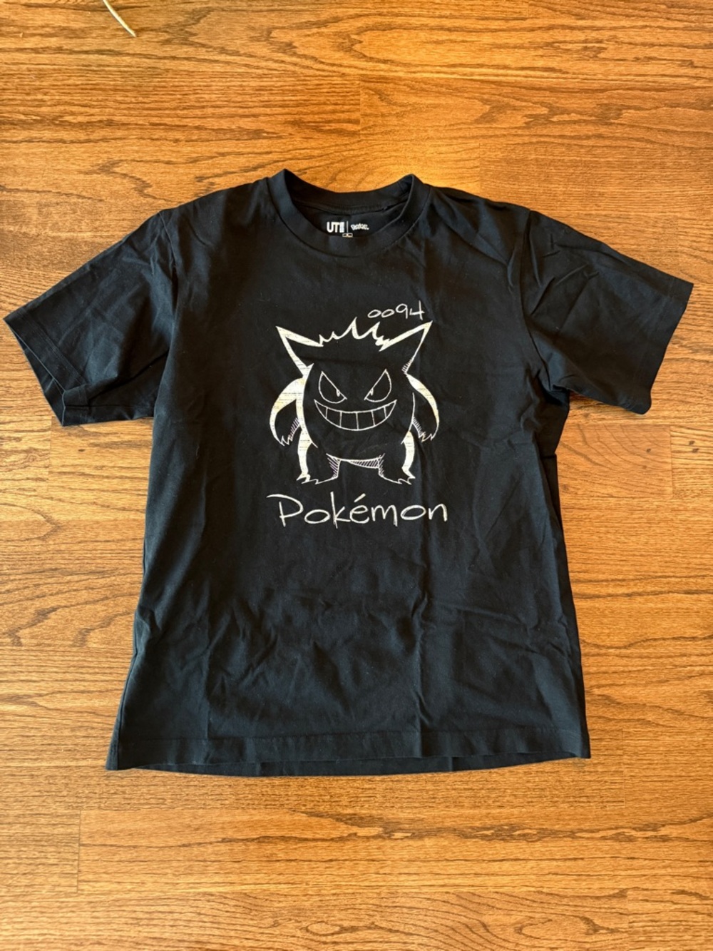 UT Pokémon Gengar Black Graphic Tee sketch Uniqlo